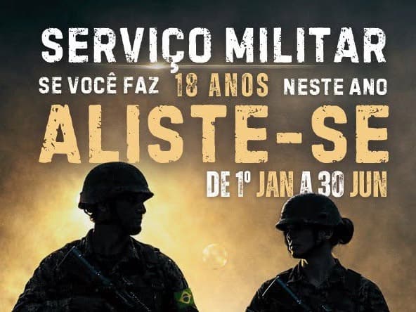 Prazo para o Alistamento Militar 2026 encerra em 30 de junho