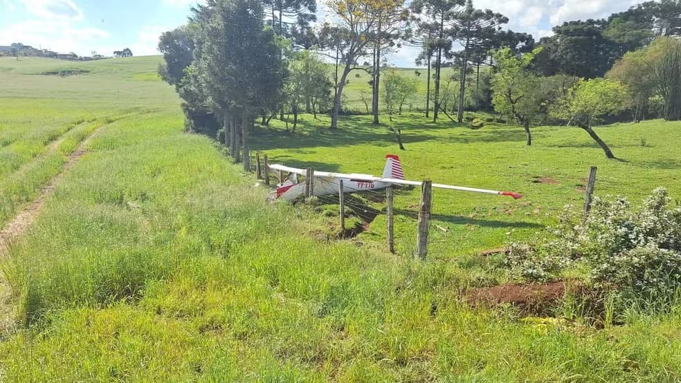 Planador cai perto de aeroporto em Getúlio Vargas, no Norte do RS
