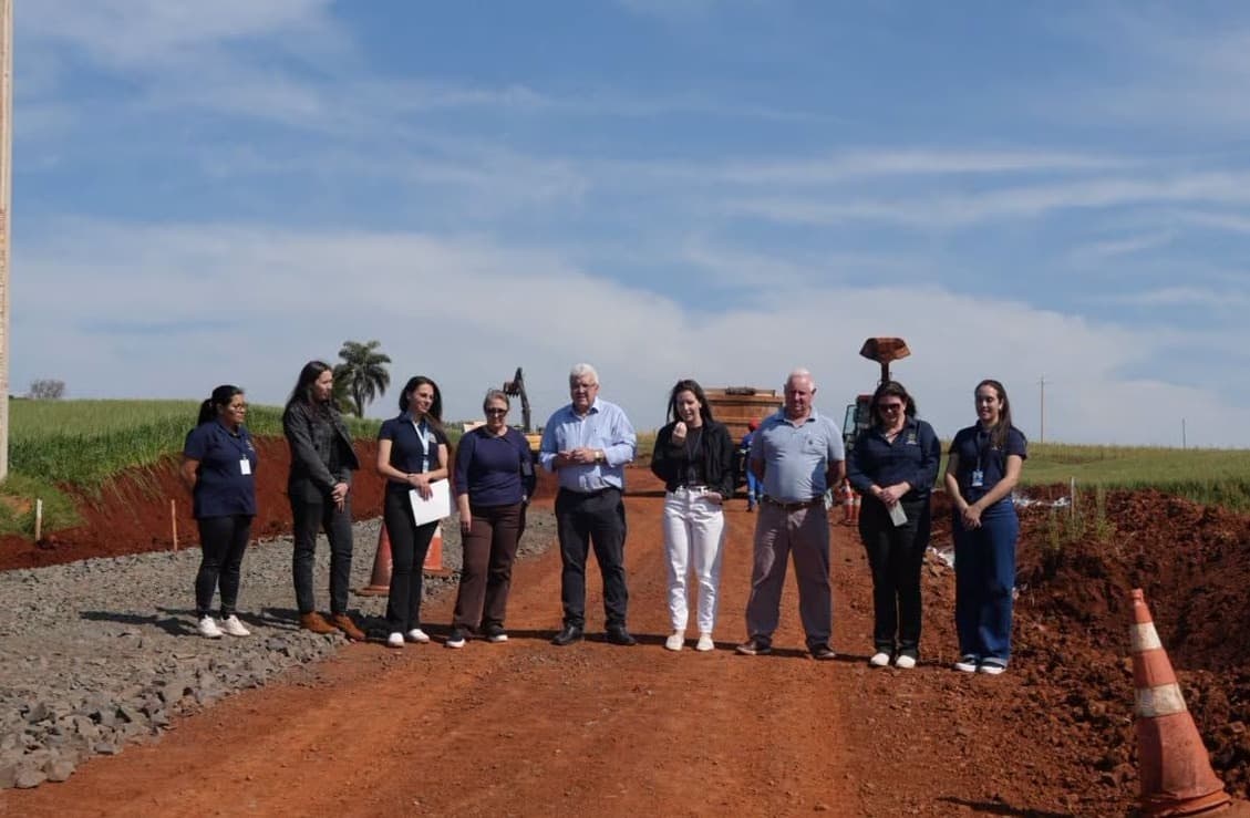 São Valério do Sul dá início às obras do pavimento asfáltico em direção a São Martinho