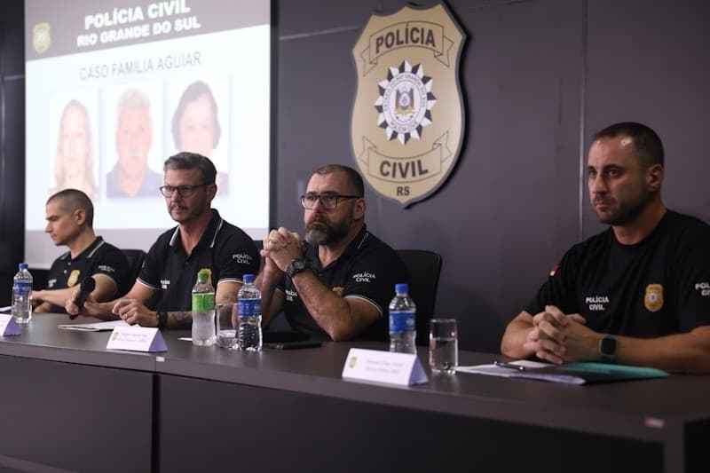 Família Aguiar: polícia apresenta conclusão do inquérito com seis indiciamentos