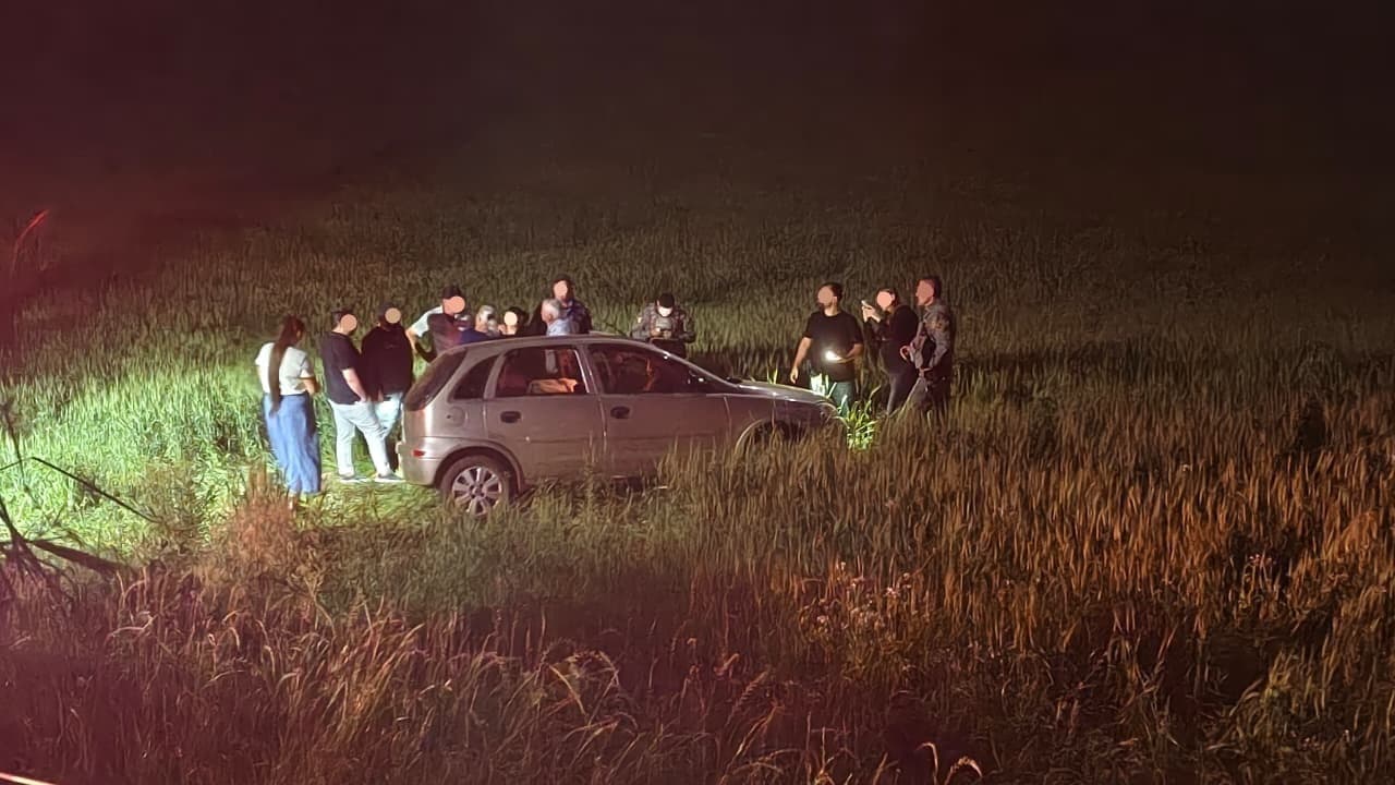 Idoso de 73 anos morre após carro sair da pista em Sede Nova