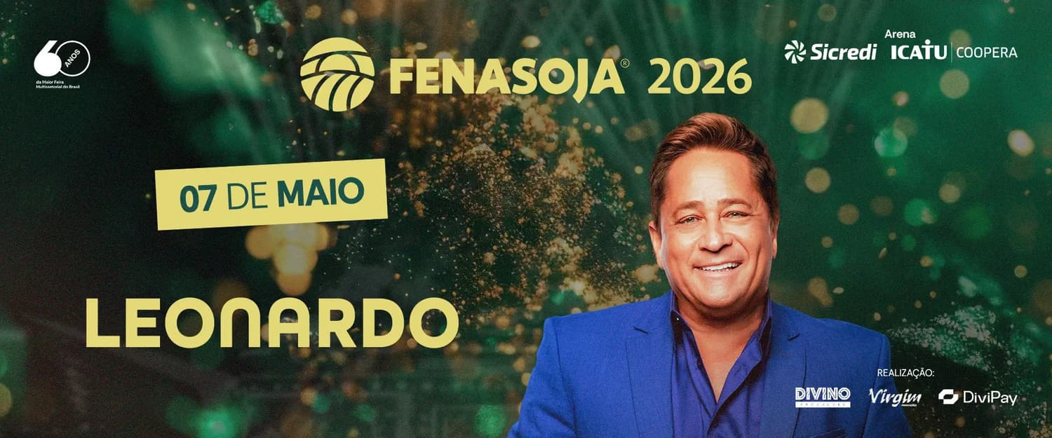 Leonardo leva o melhor do sertanejo para a Fenasoja