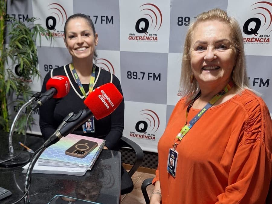 Secretária Dorotéa e a Coodenadora de Cultura Ana Paula divulgaram detalhes do edital em entrevista à Rádio Querência. 