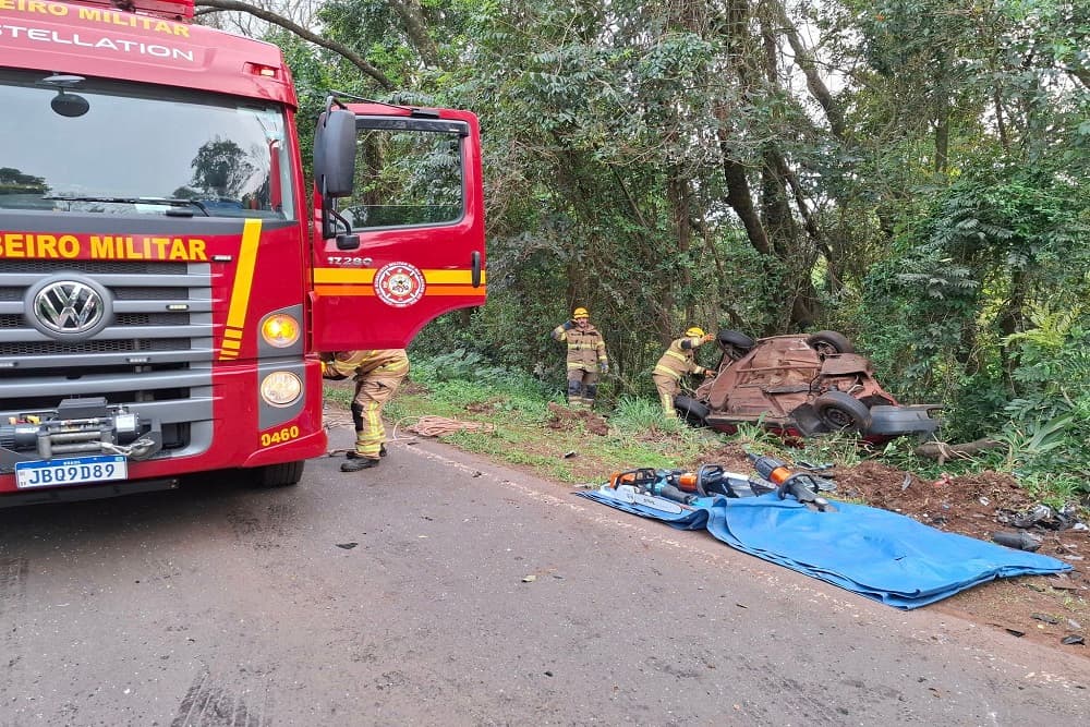 Veículo com placa de Santo Augusto se envolve em acidente com óbito na ERS-342
