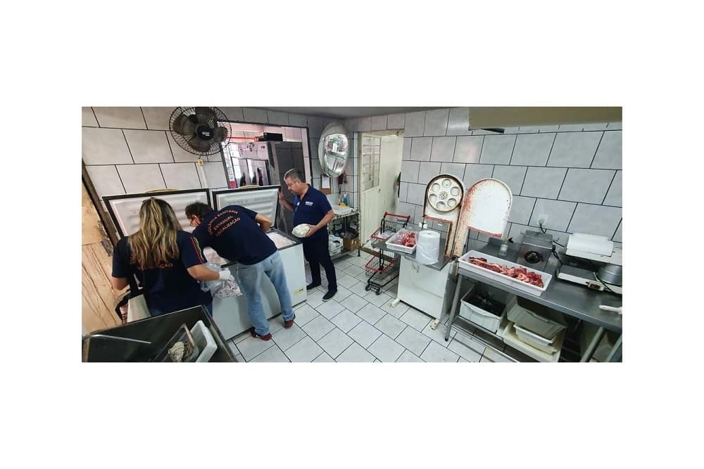 Força-tarefa da segurança alimentar apreende 450 quilos de produtos em Alegria