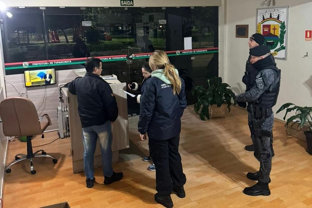 Operação do MP faz buscas na prefeitura de Tupanciretã e investiga suspeita de corrupção