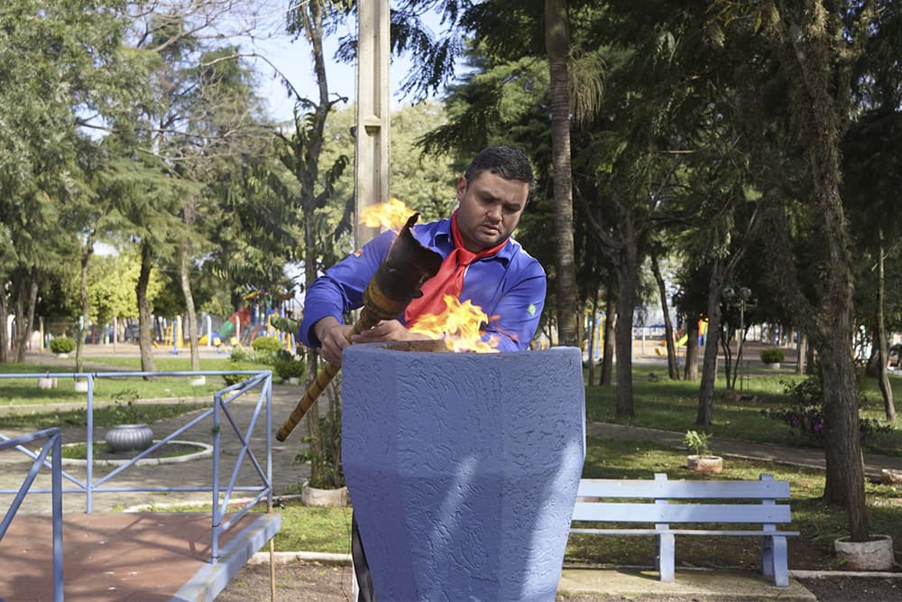 Fogo Simbólico da Pátria chega a São Martinho e marca início das celebrações da Independência