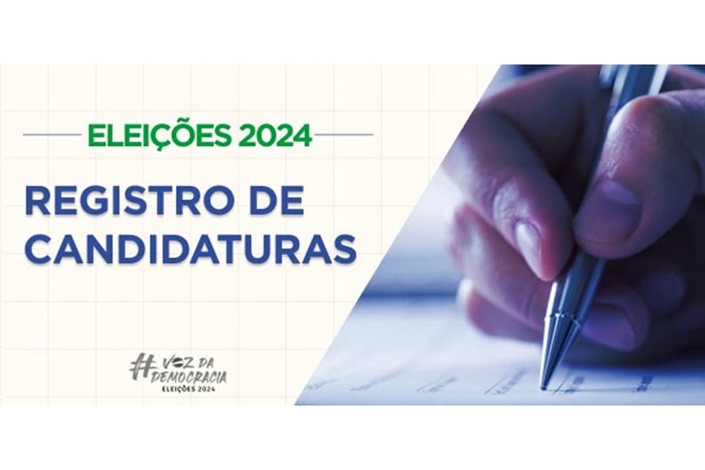 Prazo para registro de candidaturas nas Eleições 2024 termina nesta quinta (15)
