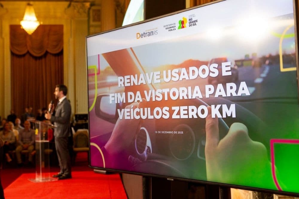 Governo anuncia fim de vistoria para veículos zero quilômetro e registro mais simples no RS