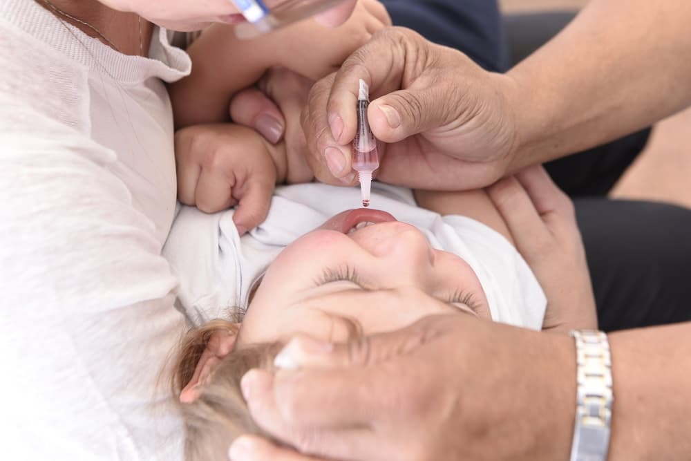 Sábado é dia D contra a Poliomielite