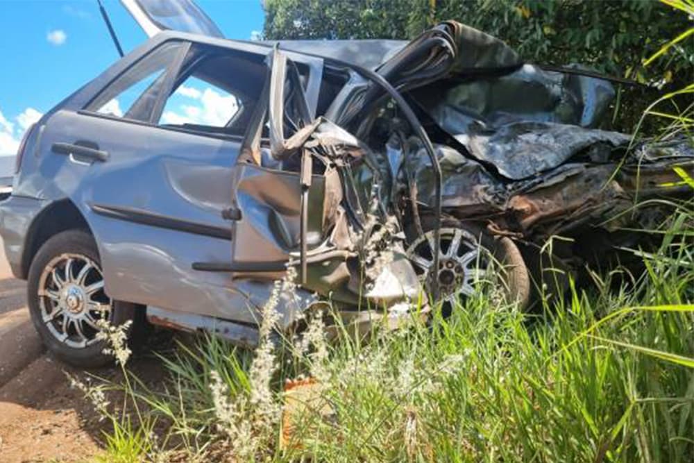 Grave acidente deixa quatro feridos na BR-472 próximo a indústria São José