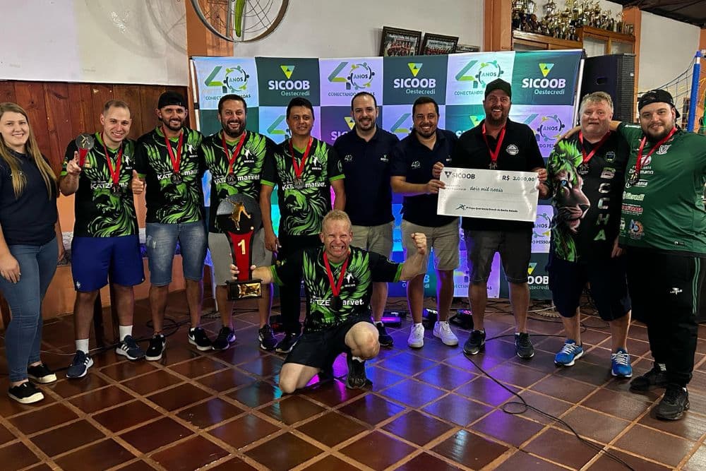 Cremolatto/Bar do Miguel é campeão da 3ª Copa Querência/Sicoob de Bocha