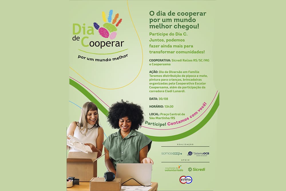 Sicredi realiza o dia C – Dia de Cooperar em São Martinho