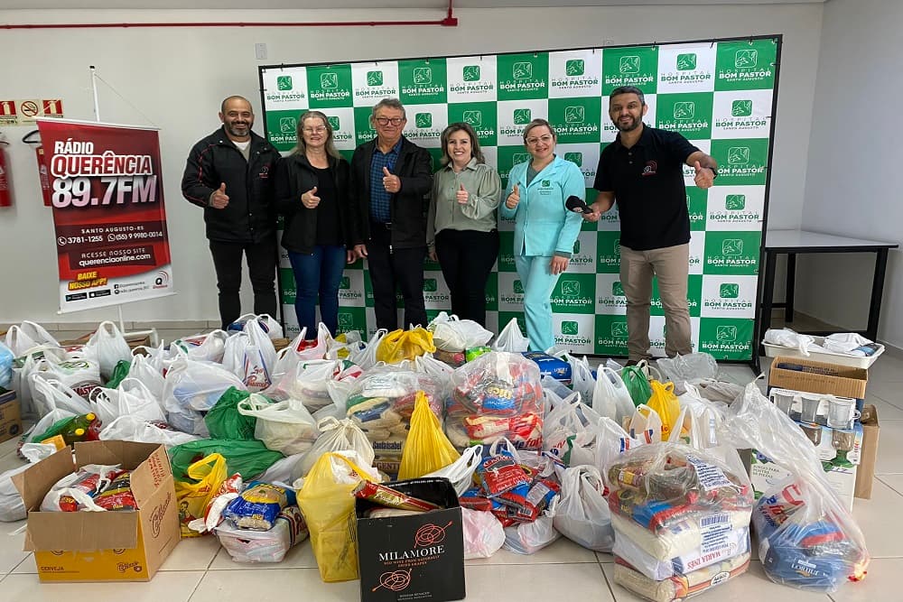 Campanha da Rádio Querência arrecada mais de 400 quilos de alimentos ao Hospital Bom Pastor