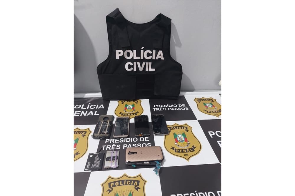 Mandado de busca e apreensão é cumprido no Presídio Estadual de Três Passos