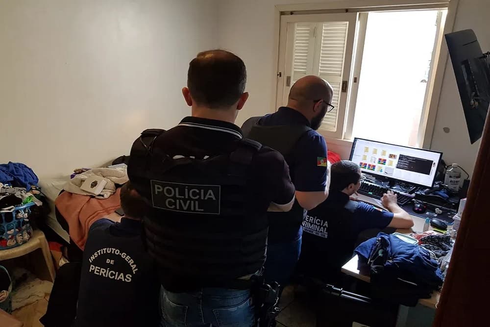 Polícia prende suspeito em operação contra exploração sexual e pornografia em Panambi