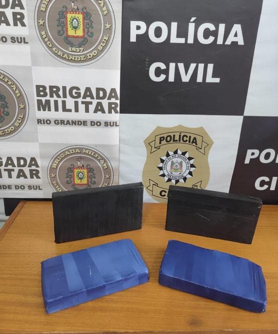 Polícia apreende adolescente com mais de 4 kg de cocaína em Três Passos