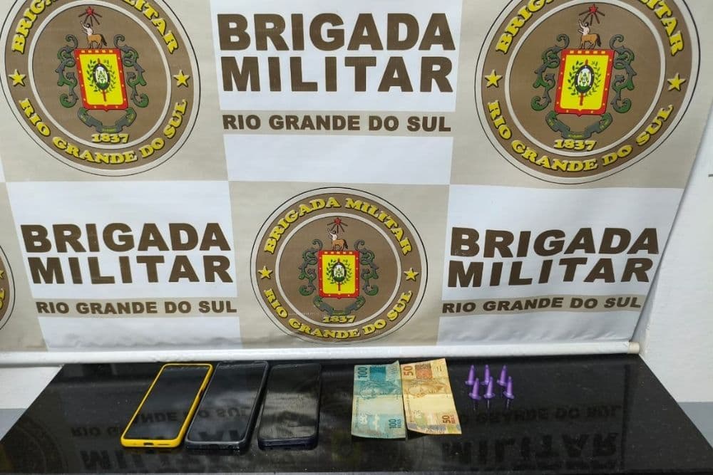 Casal é detido por suspeita de tráfico de drogas em Chiapetta