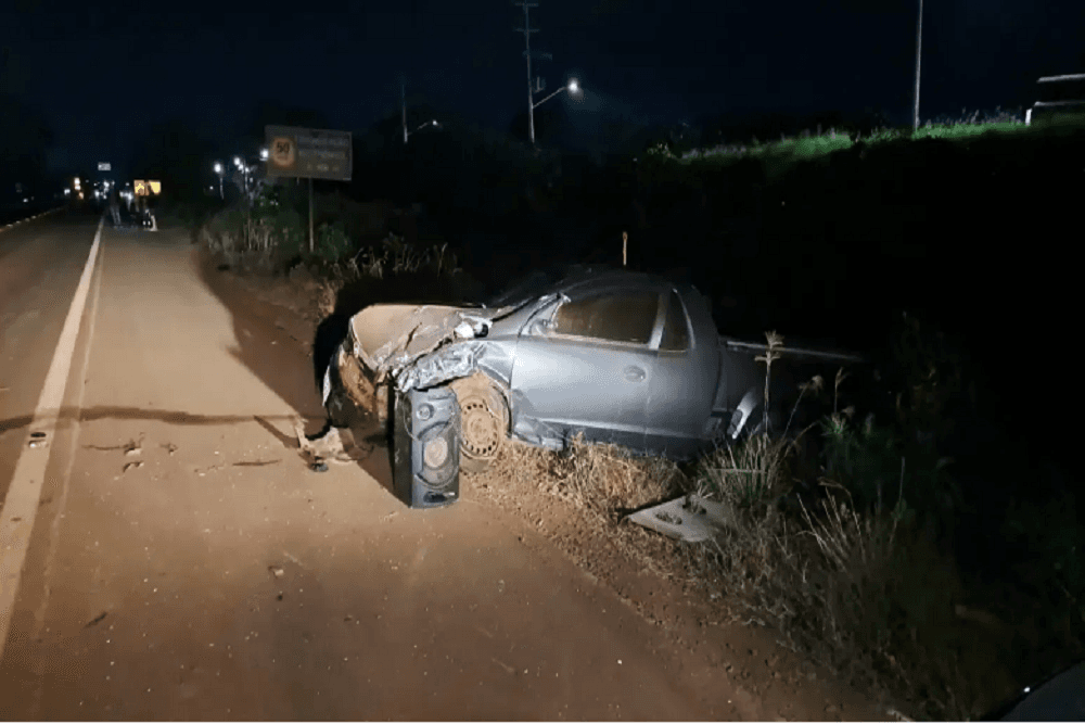 Colisão entre dois veículos deixa uma pessoa ferida em Ijuí