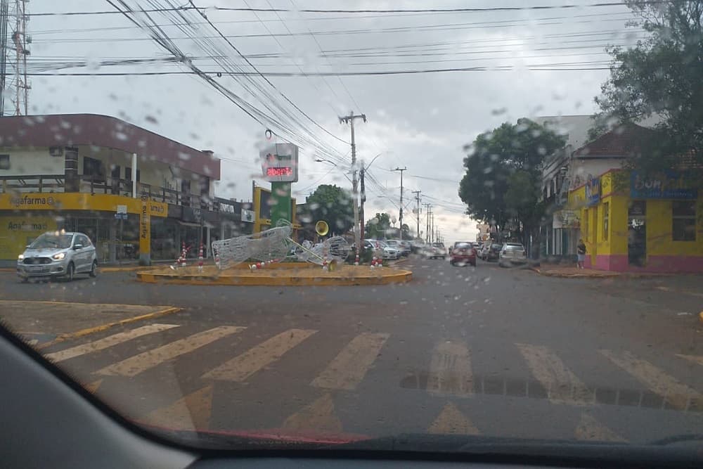 Ventos de mais de 70 km/h atingiram Santo Augusto