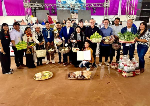 Abril indígena na Terra Guarita é marcado por entrega de alimentos