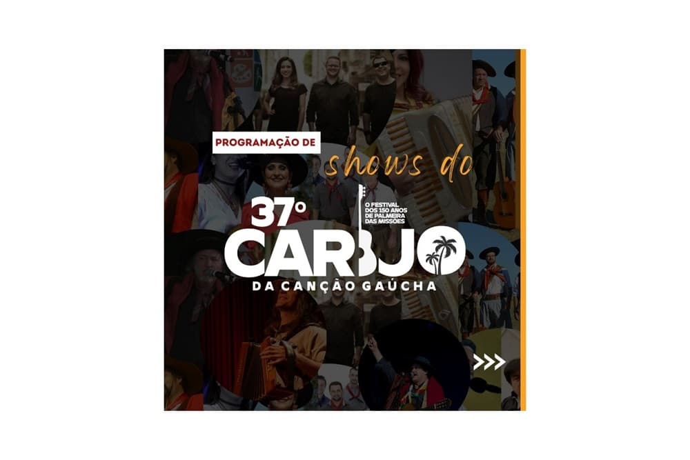 Divulgados os shows do 37º Carijo da Canção Gaúcha