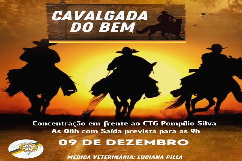 Tradicionalistas realizarão Cavalgada do Bem em Santo Augusto