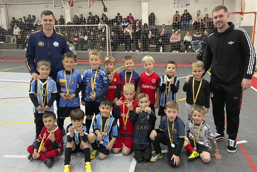 A categoria Kids da Escolinha Pequenos Campeões de São Martinho participou de sua primeira Competição