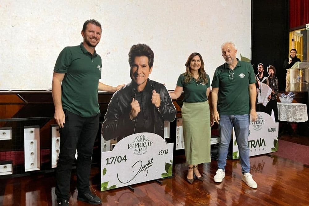 Daniel, Traia Véia e Israel & Rodolffo são anunciados como atrações da 18ª FEICAP 2026