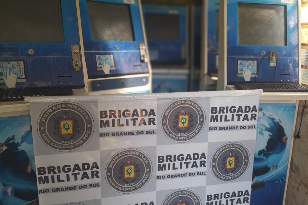 Brigada Militar desenvolve operação para coibir jogos de azar em Coronel Bicaco