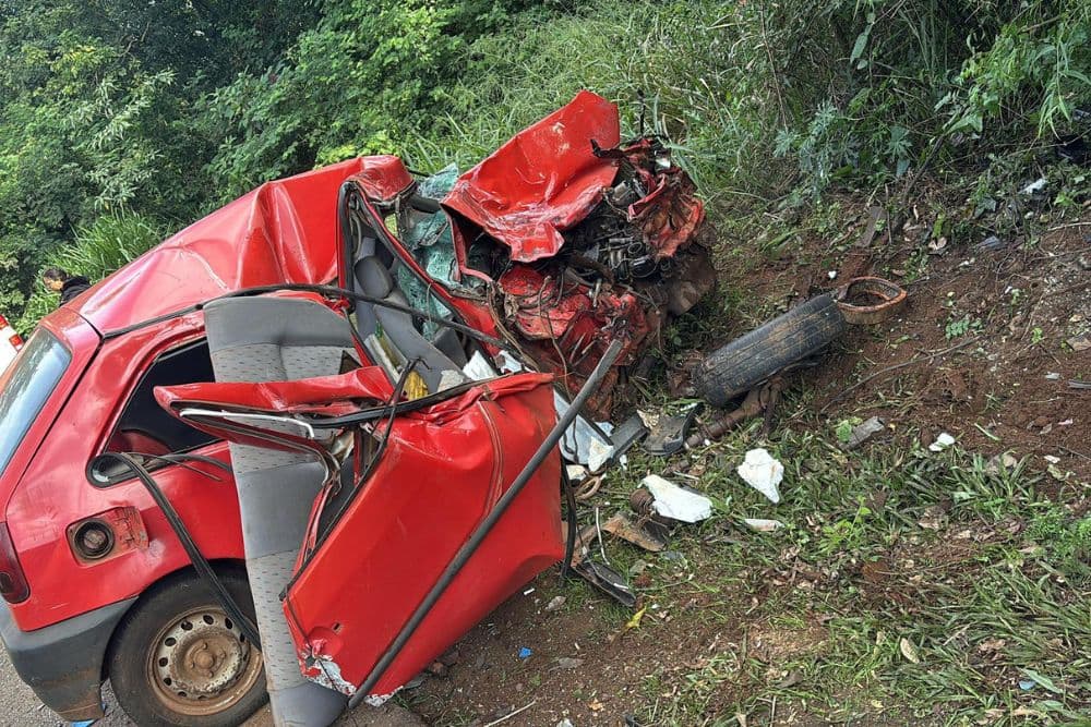 Grave acidente é registrado na RSC-472 entre Três Passos e Tenente Portela