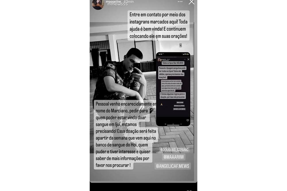 Vítima de acidente em Santo Augusto necessita doação de sangue