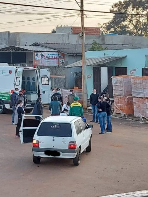 Mulher é atropelada em Coronel Bicaco na manhã desta terça-feira