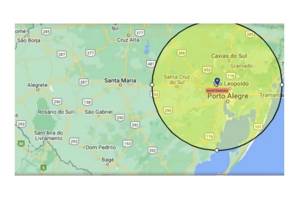 Radar meteorológico que será instalado no RS chega ao Brasil