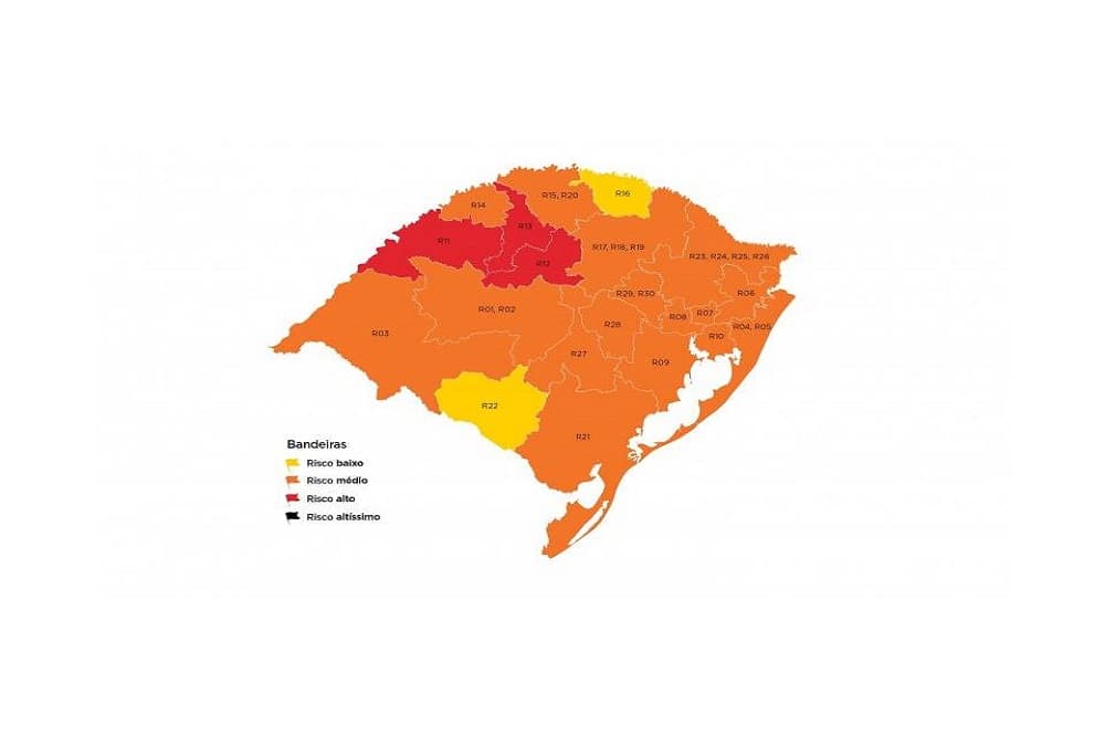 Região de Ijuí permanece em bandeira vermelha