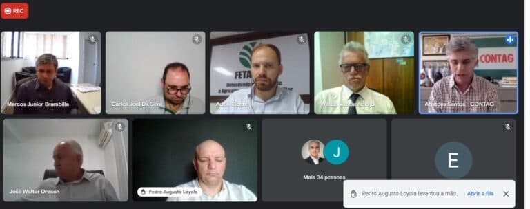 Federações da Região Sul discutem pauta da estiagem com o MAPA