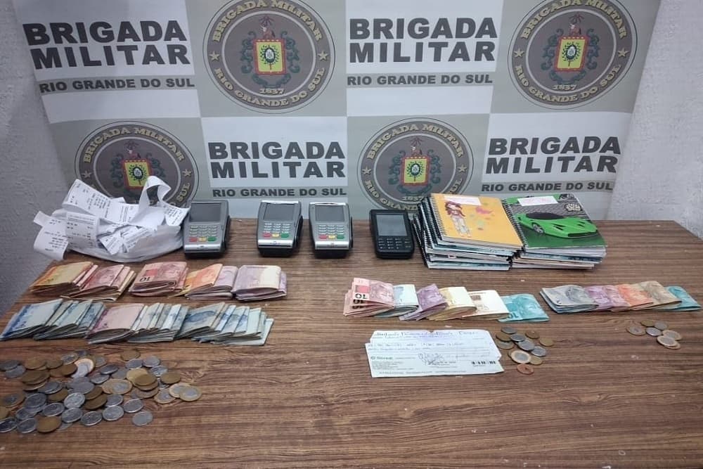 Ação da Brigada Militar coíbe jogos de azar em Santo Augusto