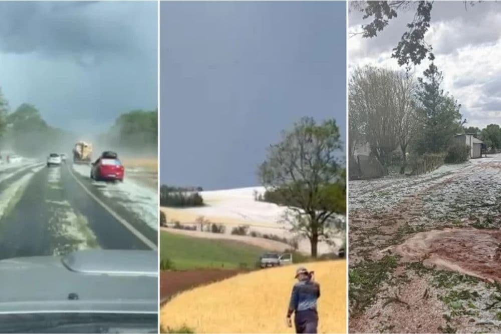 Sarandi vai decretar situação de emergência após chuva de granizo que danificou 500 casas
