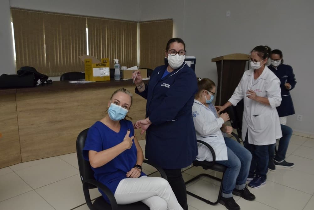 São Martinho iniciou a campanha de vacinação da Covid-19