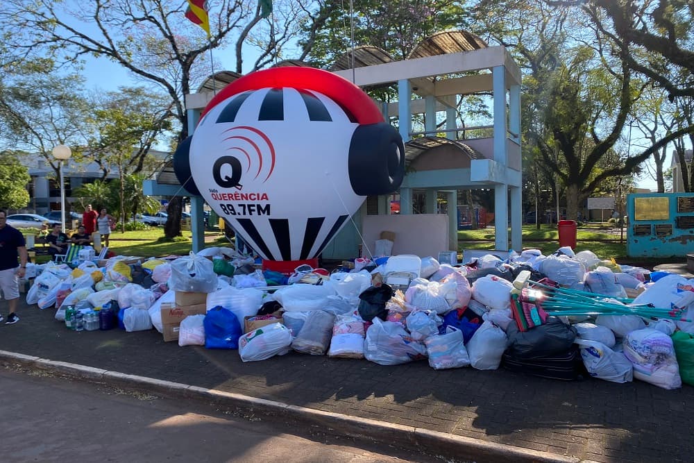Rádio Querência realiza blitz solidária
