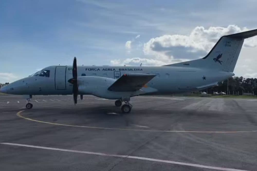 Coração de criança de 8 anos é doado e transportado em avião da FAB de Caxias do Sul a Curitiba