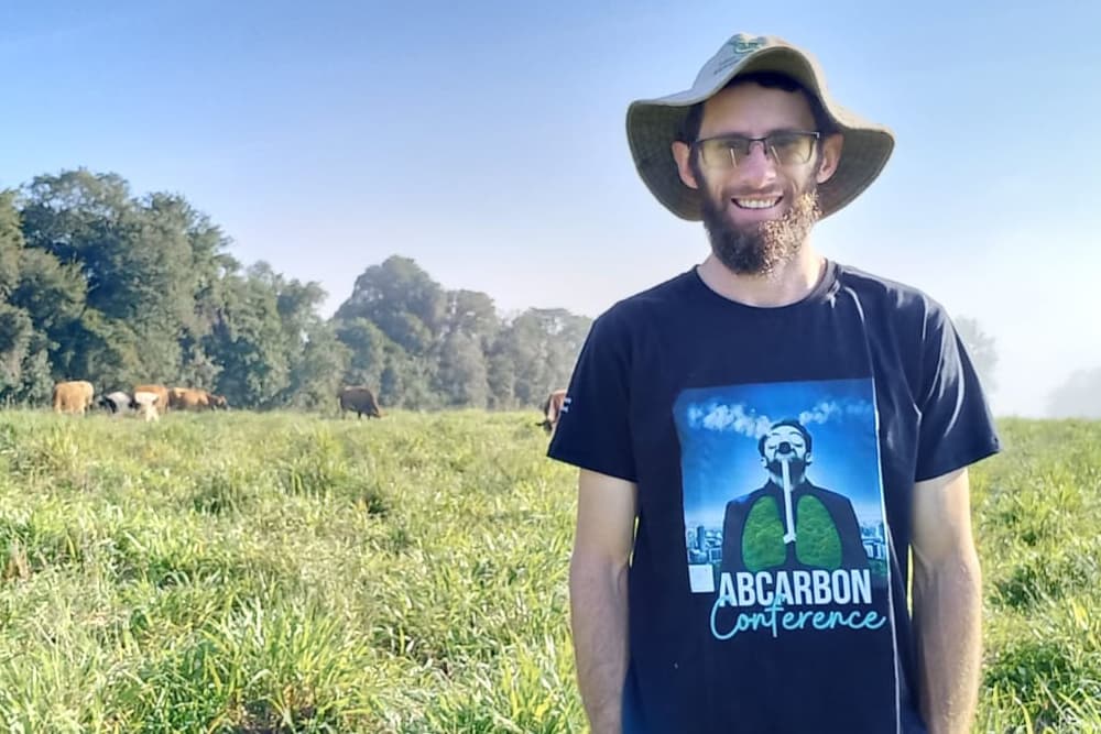 Produtor rural de Boa vista do Buricá apresenta sistema de produção sustentável em evento em Porto Alegre