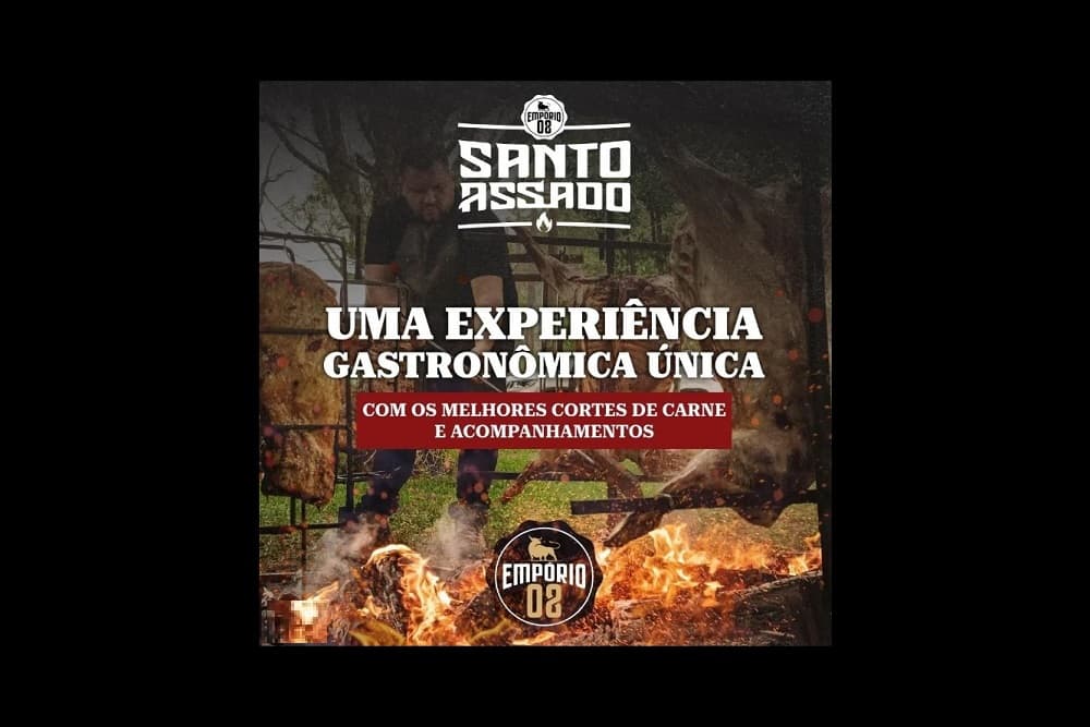 SANTO ASSADO: Evento open bar e open food em Santo Augusto
