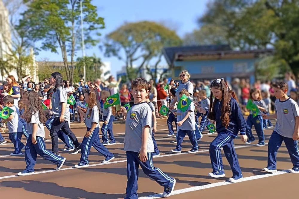 Desfile Cívico Estudantil da Pátria 2025 será realizado em 31 de agosto em Santo Augusto