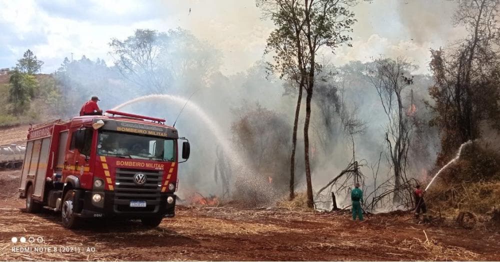 Defesa Civil relata situação complicada nos incêndios em Boa Vista do Buricá