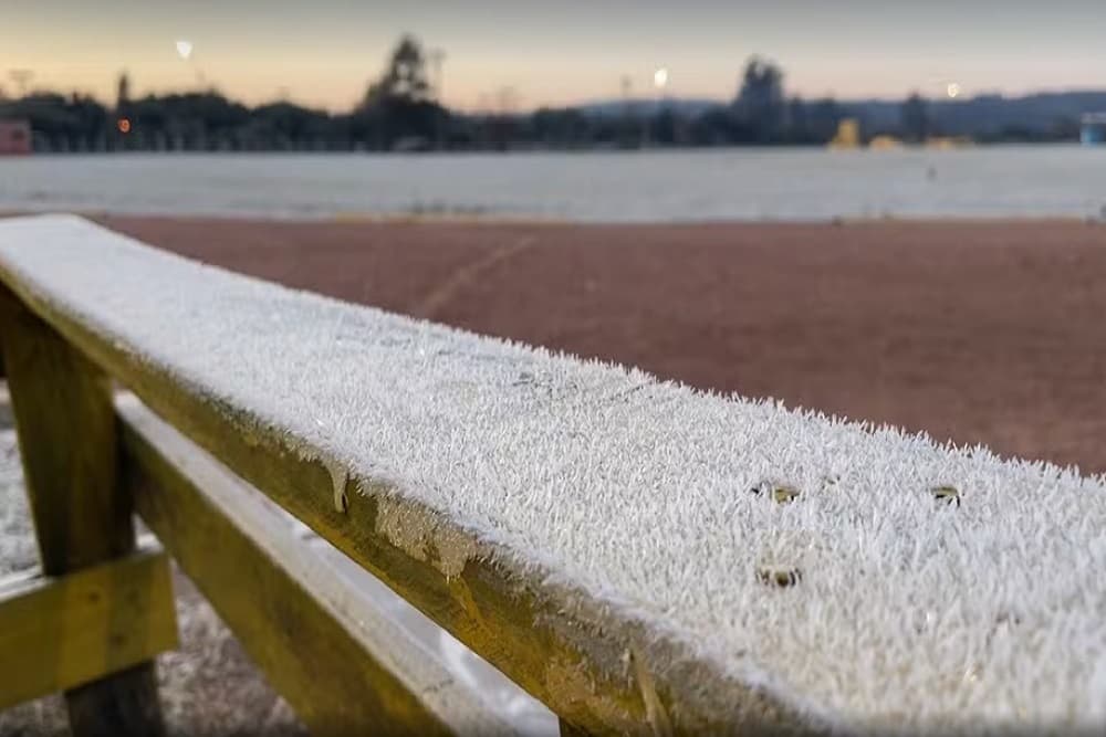 Onda de frio ganha força e RS registra -4,2ºC de temperatura
