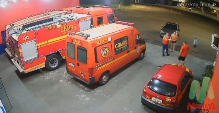 Bombeiros de Sarandi salvam bebê engasgado com leite