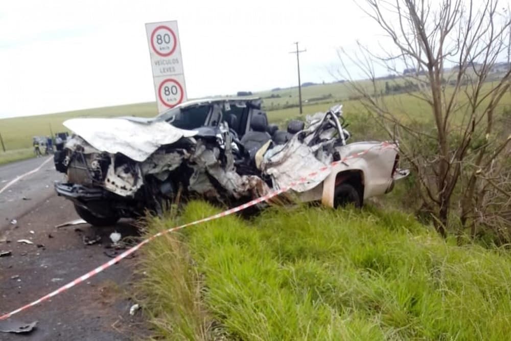 Grave acidente com vítima fatal na BR 158 em Cruz Alta