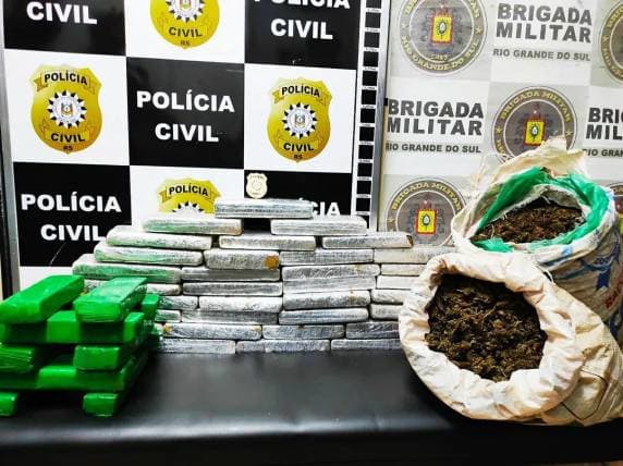 BM e PC em ação conjunta realizam prisões por tráfico de drogas em Santa Rosa