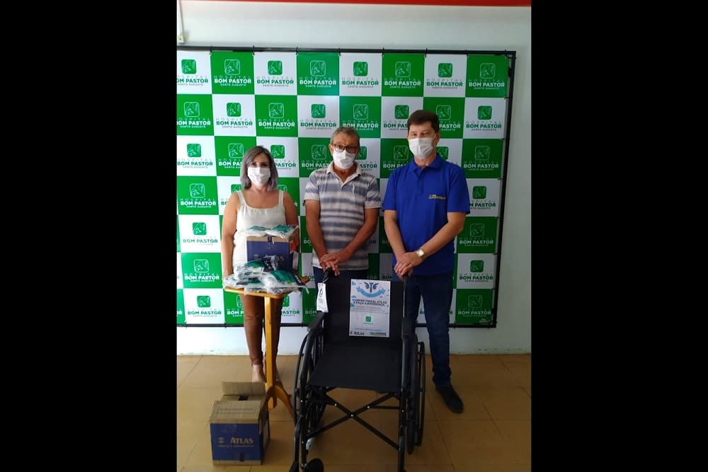 Hospital Bom Pastor recebe doações da Blattcon/Rede Construir